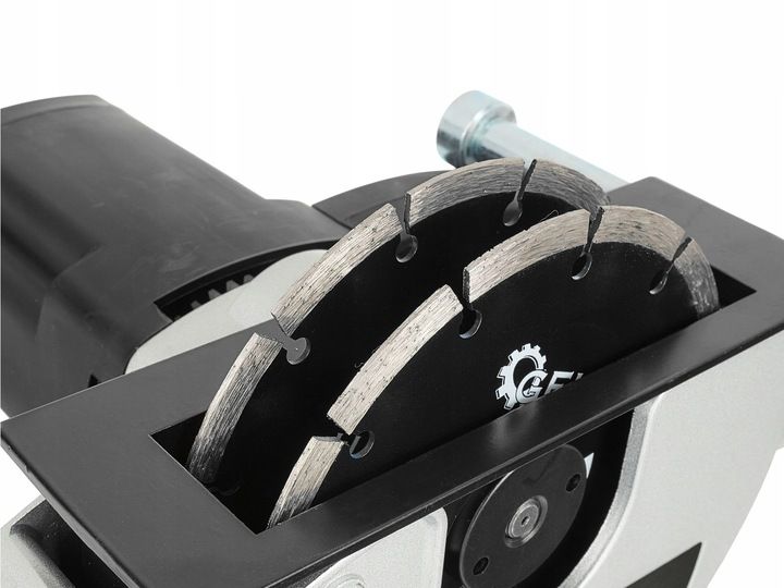 Elektryczna Bruzdownica Do Betonu Ze Wskaźnikiem Laserem 2 Tarcze 1700