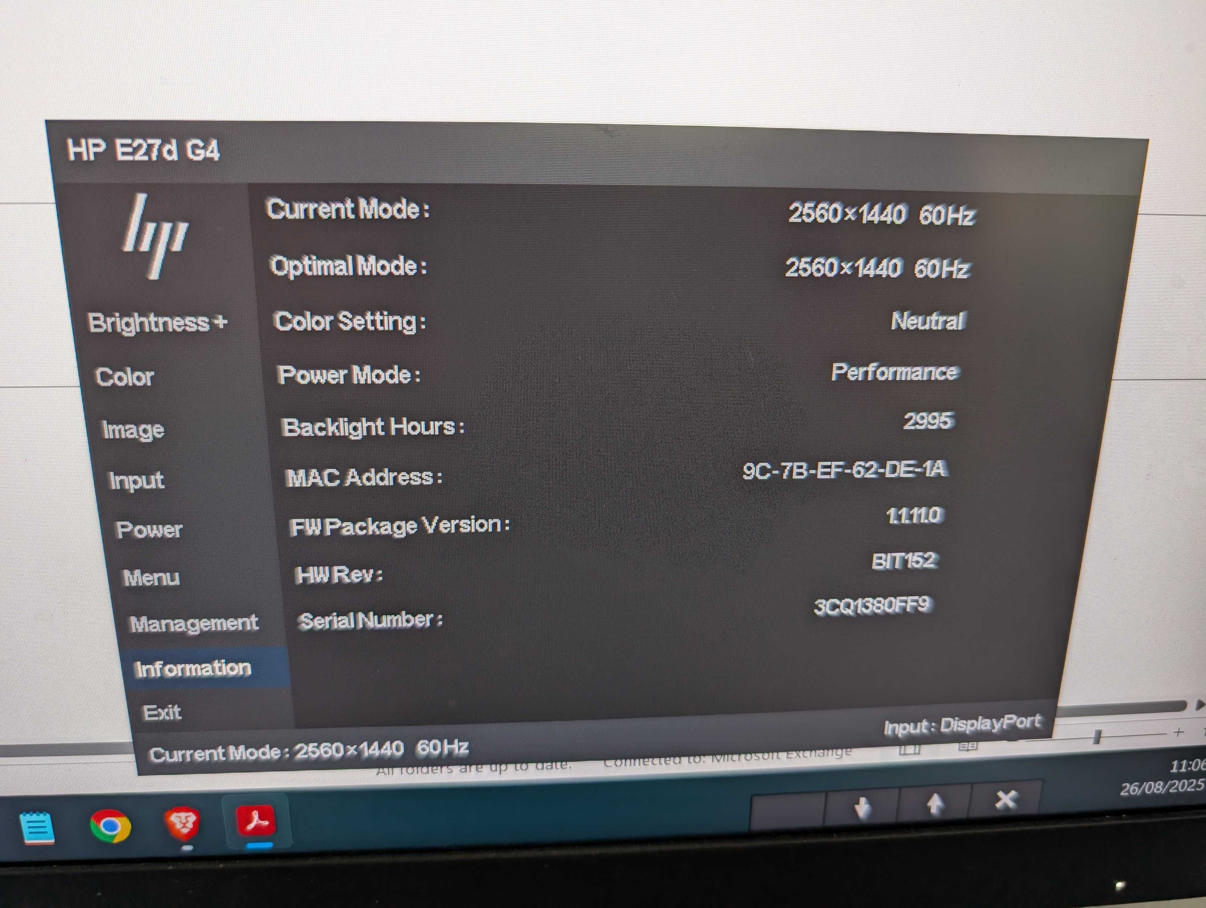 HP E27d G4 27" QHD (2K - 1440p)