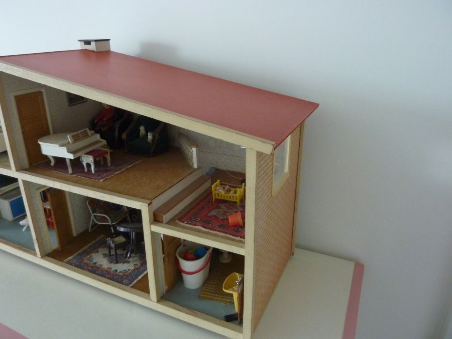 Casa de bonecas vintage Lundby Suécia anos 70