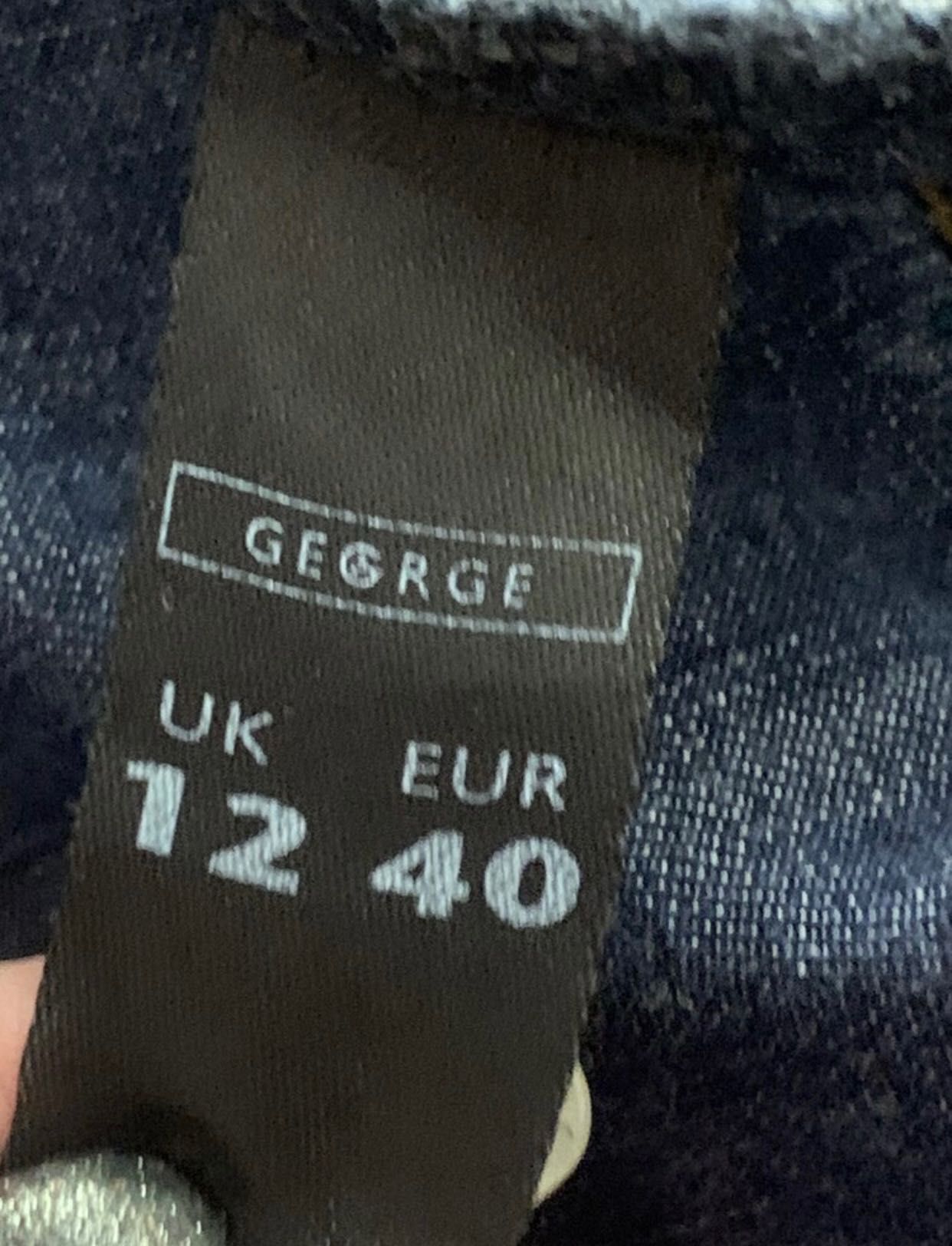 Джинсовый летний сарафан оверсайз для бедюременных George Размер 12/ L