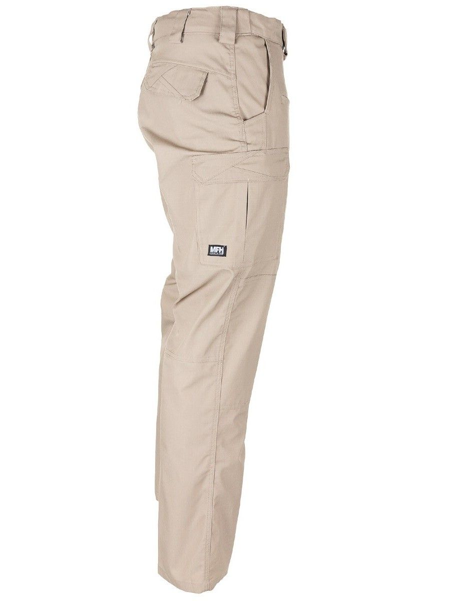 spodnie tactical hose "attack" rip stop khaki l