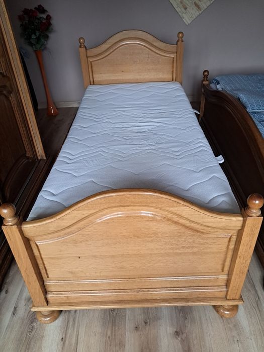 Łóżko dębowe 90×200