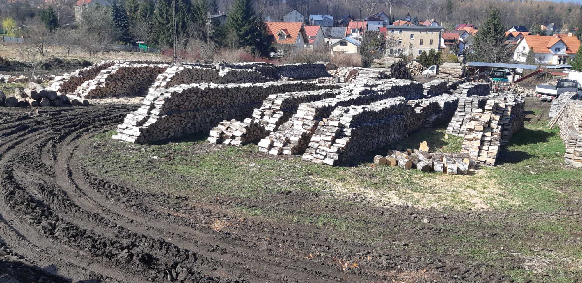 Drewno kominkowe i opałowe od 250 zł suchy buk jesion brzoza