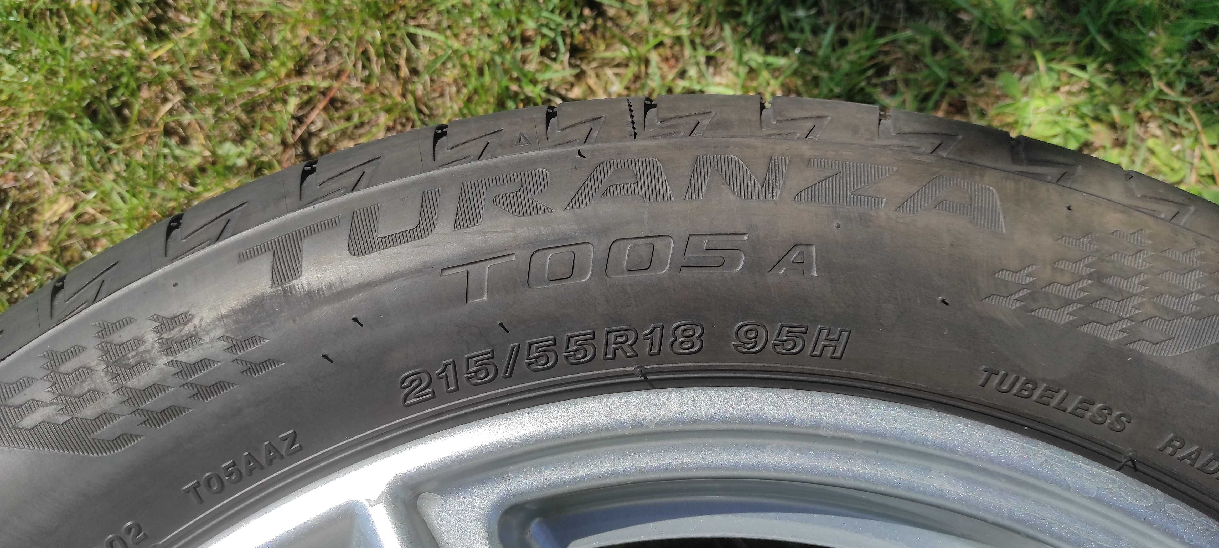 Felgi 18" z oponami 215/55 5x112 grupa VAG, VW Audi Skoda Seat
