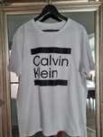Calvin Klein biała męska koszulka T-shirt rozm Xl