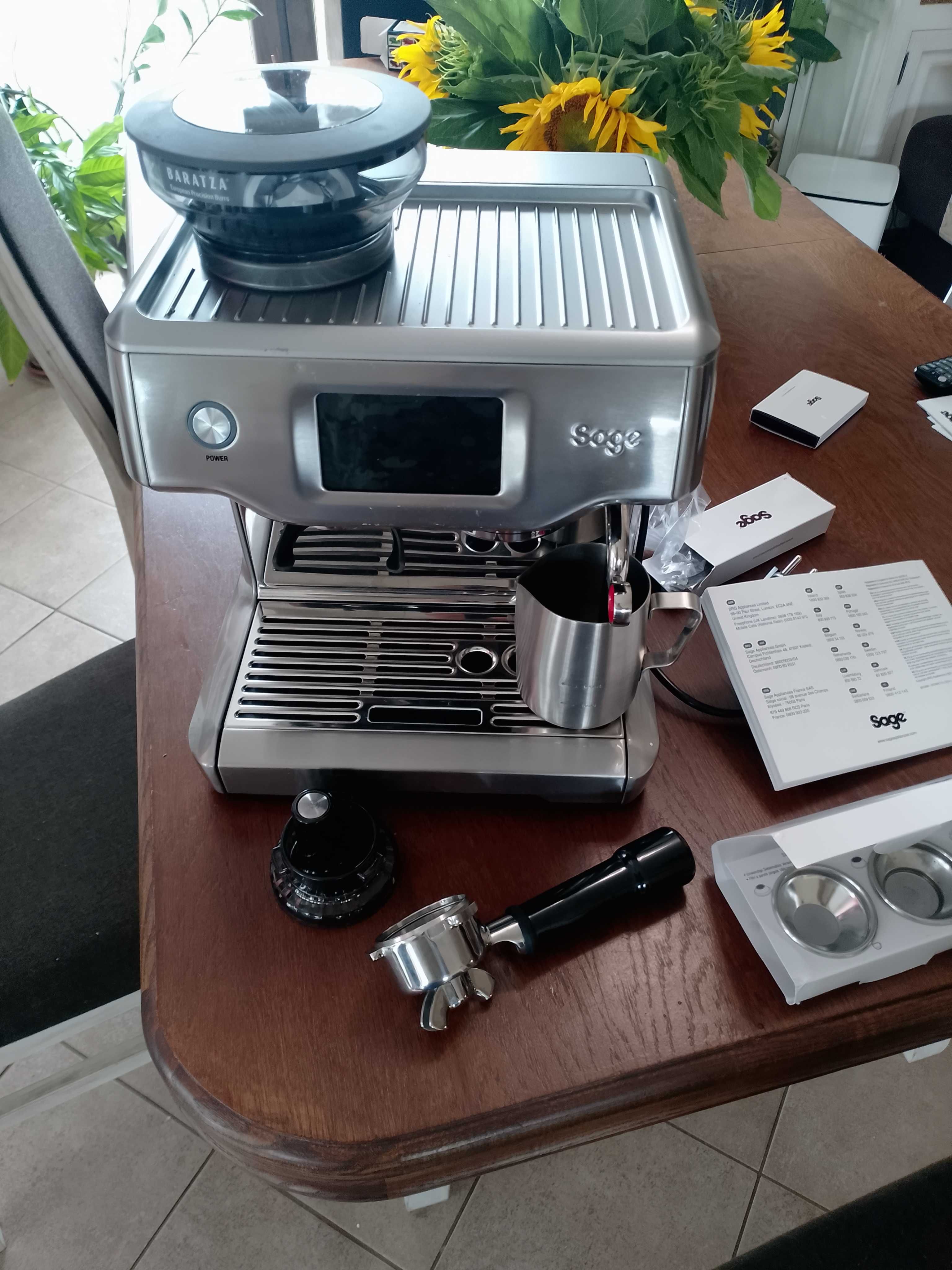Ekspres do kawy kolbowy Sage ses 880 powystawowy