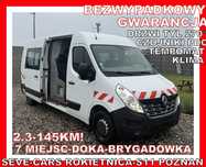 Renault MASTER 7 MIEJSC L3H2 BRYGADOWKA,DOKA, GWARANCJA, klima,tempomat, pdc  L3H2, 7 MIEJSC, BRYGADOWKA, GWARANCJA, 145km,klima, tempomat,pdc