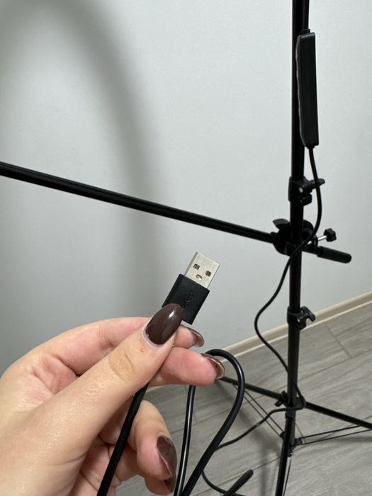 Штатив стійка журавель посилений для телефону/ кільцевої лампи