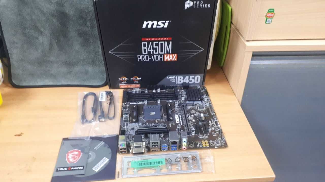 Материнська плата MSI B450M PRO-VDH MAX