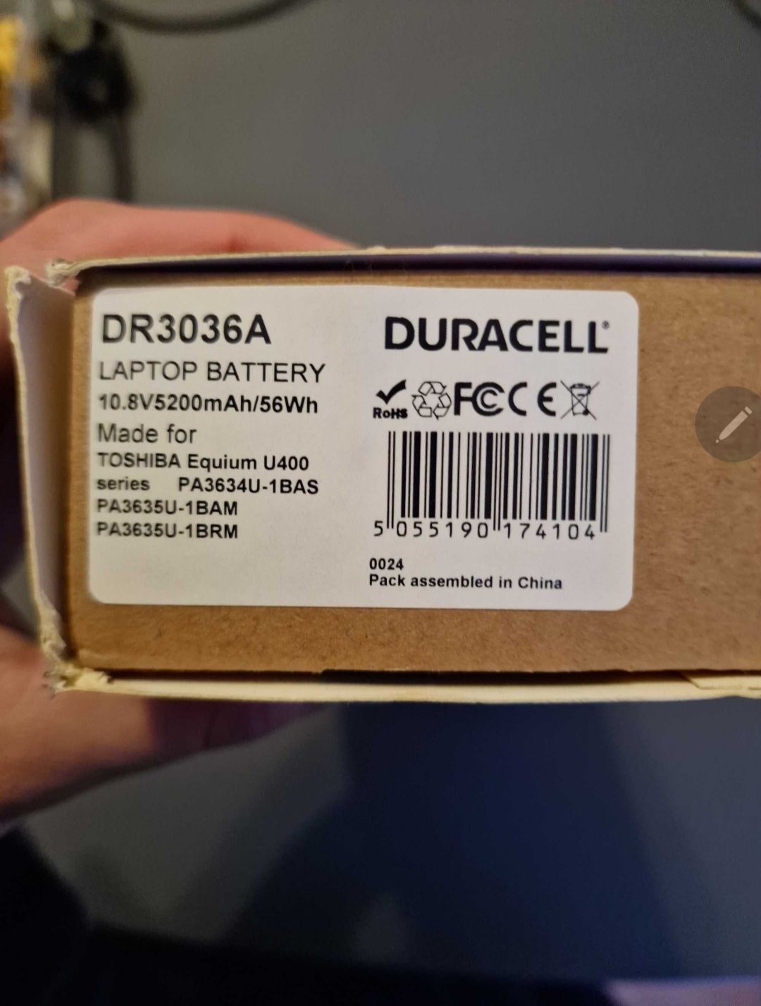Bateria Toshiba NOVA