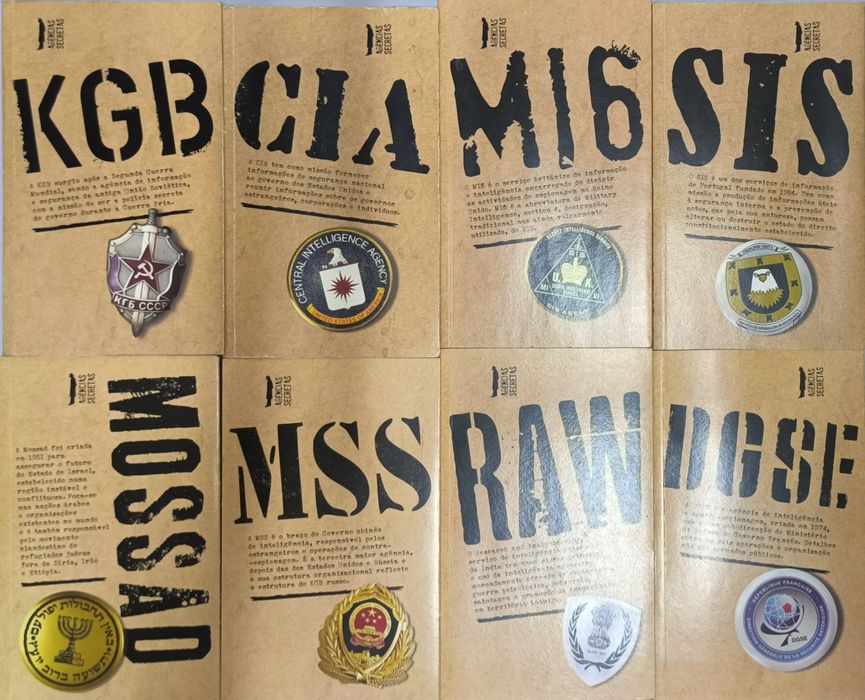 Coleção Agências Secretas: Histórias da espionagem mundial