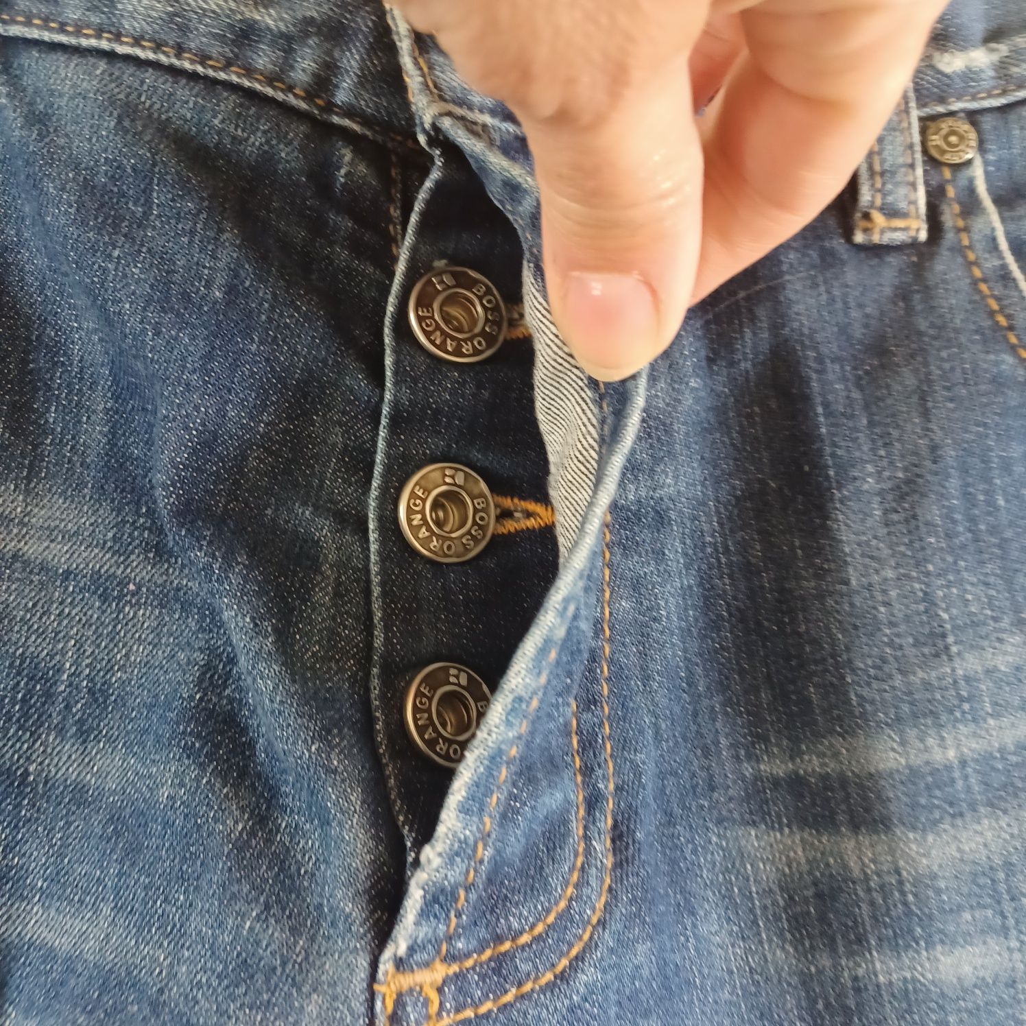 Spodnie jeansowe HUGO BOSS ORANGE 33/32 /86 pas