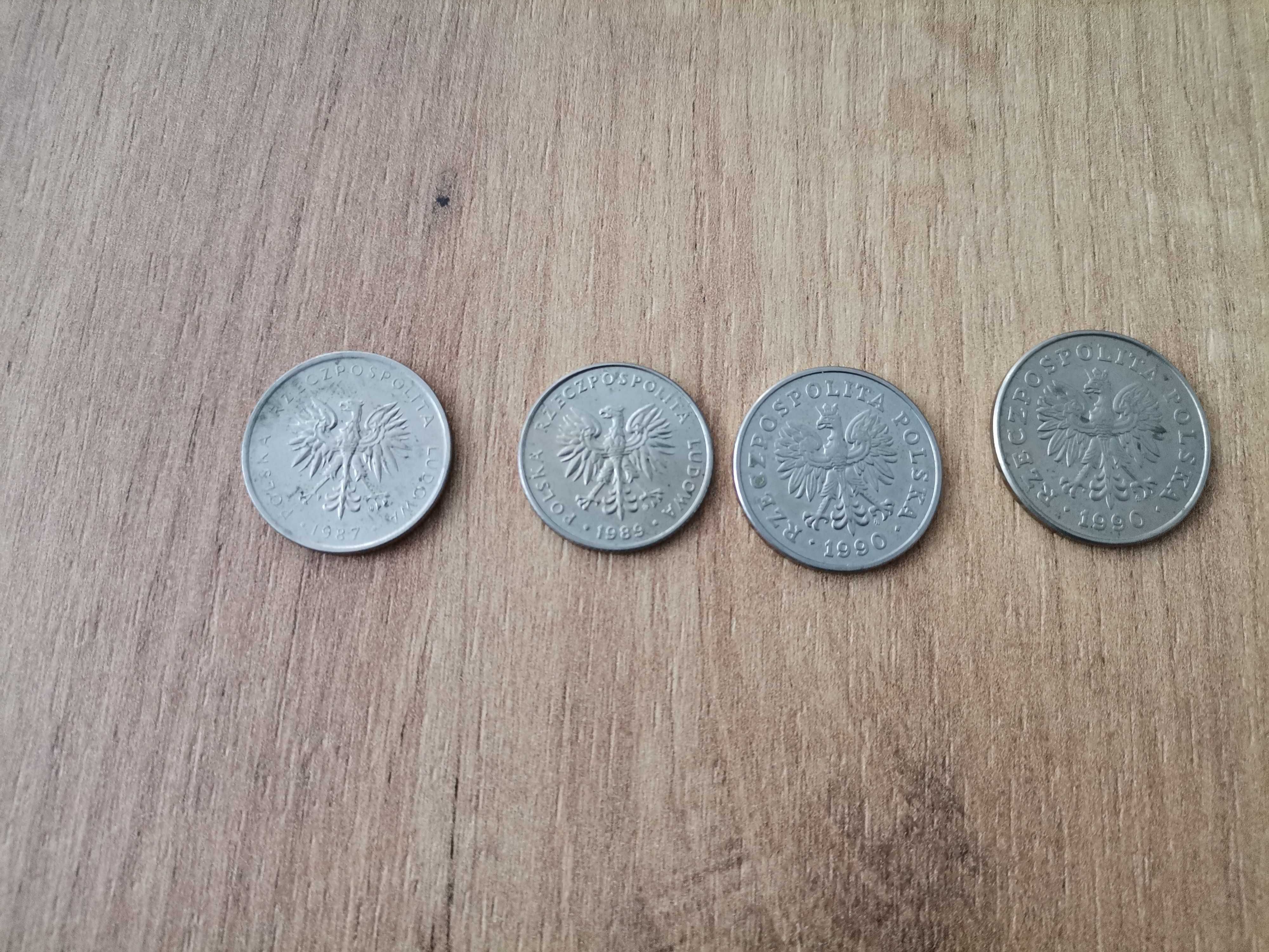 Monety 10,20,50, 100zlotych 1987/1990 (4sztuki)