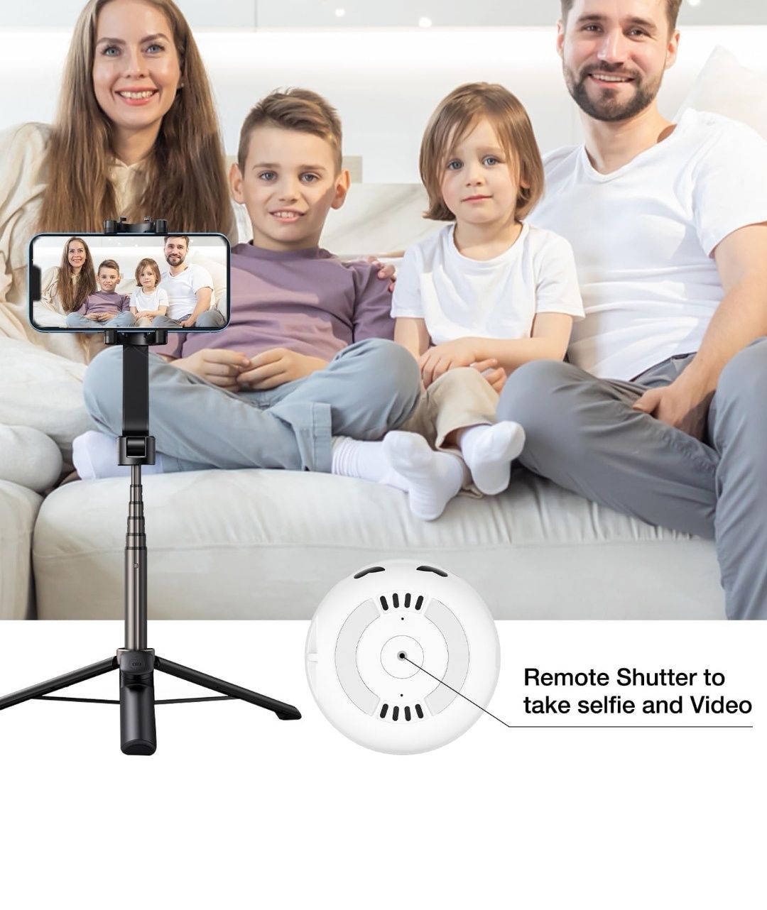 Momoho Uroczy Głośnik Bluetooth z Zdalnym Migawką, Głośnik Bluetooth