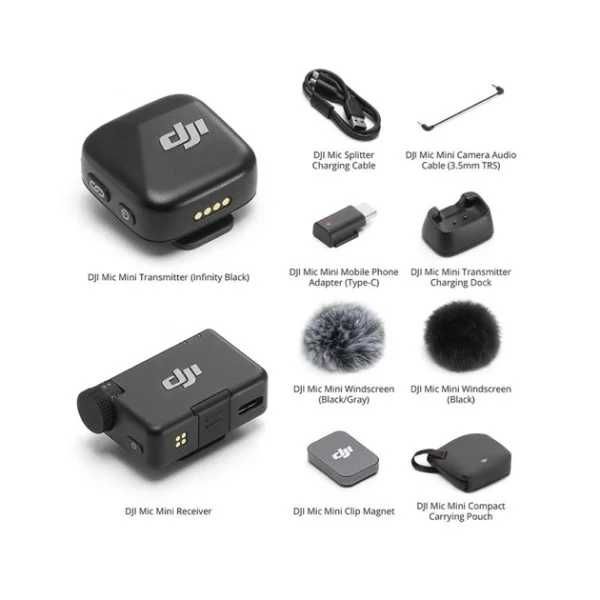 Мікрофонна радіосистема DJI Mic Mini 1 TX + 1 RX (CP.RN.00000432.01)