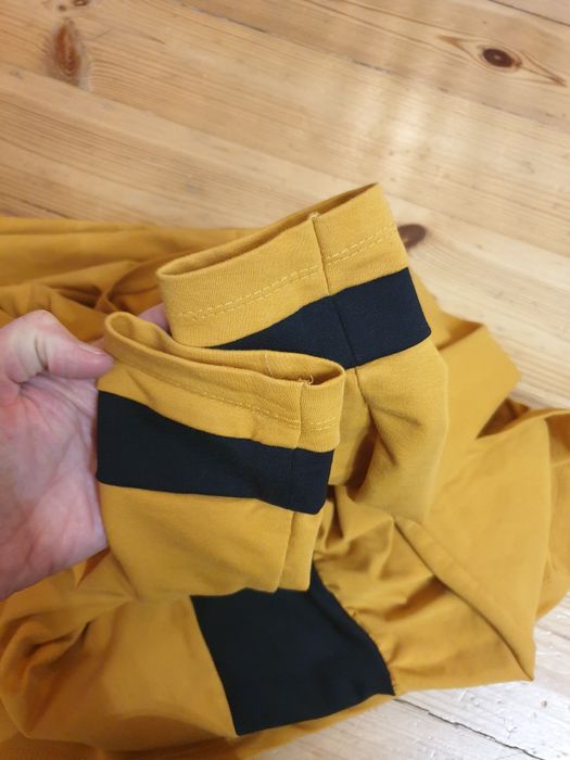 Sukienka ciążowa tunika musztardowa wygodna S 36 M 38