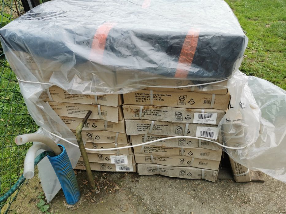 Podstawy pod parasol bez rurki granit nowe