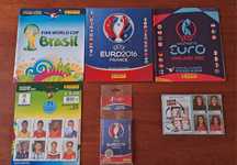 3 Cadernetas+3 Updates de cromos Futebol da Panini