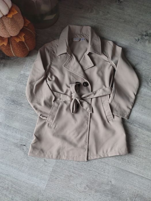Nowy beżowy płaszcz/ trencz