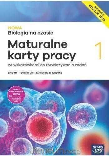 Nowa Biologia Na Czasie 1 Karty Pracy + Podręcznik Rozszerzony 2024