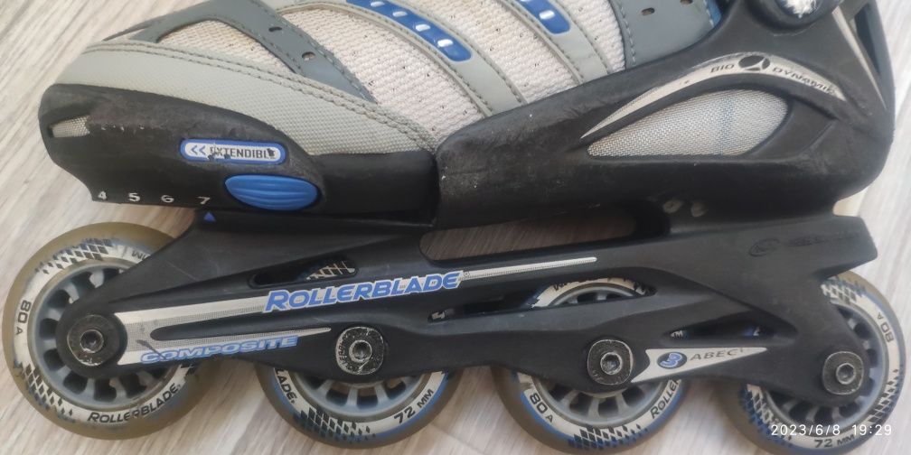 Роліки Rollerblade Microblade II з регулюванням розміру 36-40