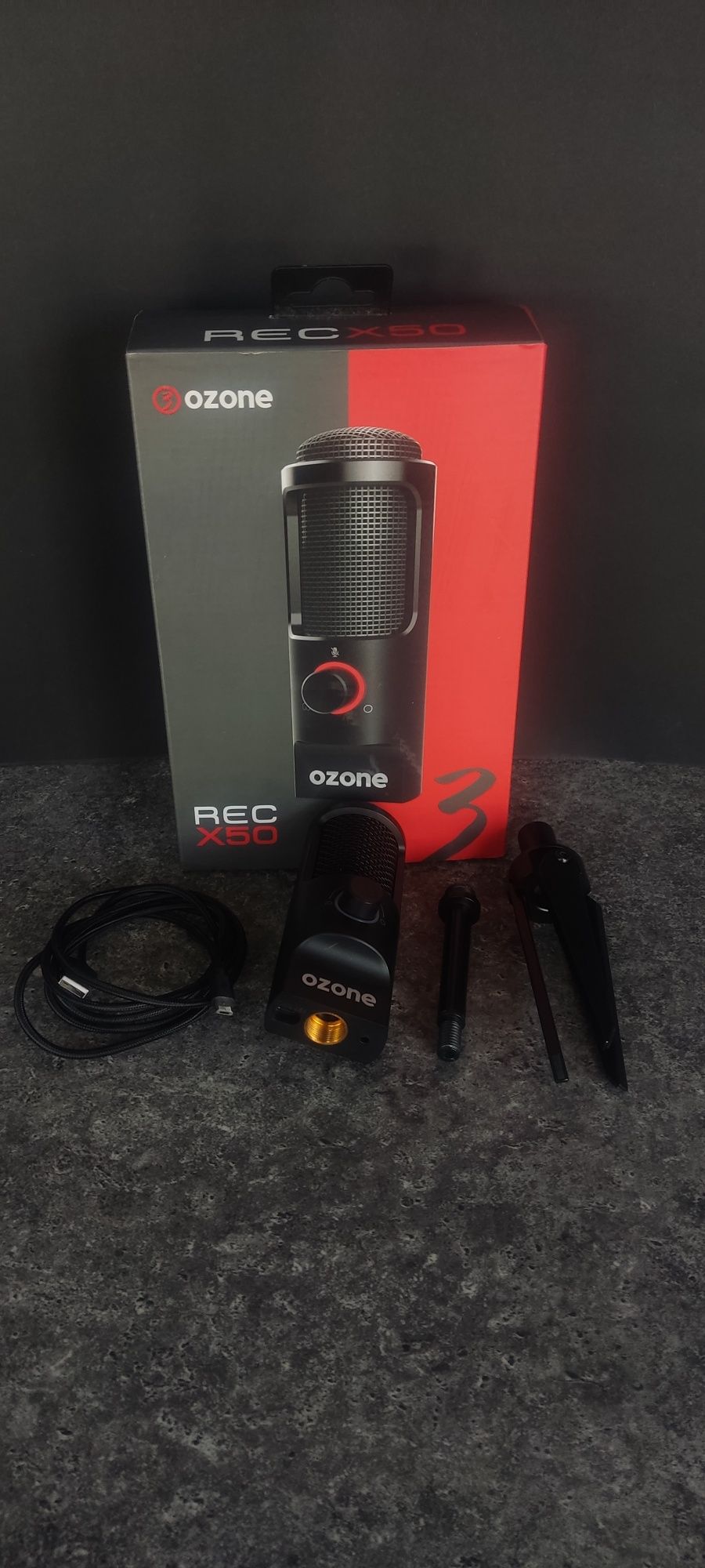 Microfone profissional USB (OZONE REC X50)