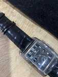 Relógio quartzo LIP Chronographe, mecanismo quartzo, pulseira em couro