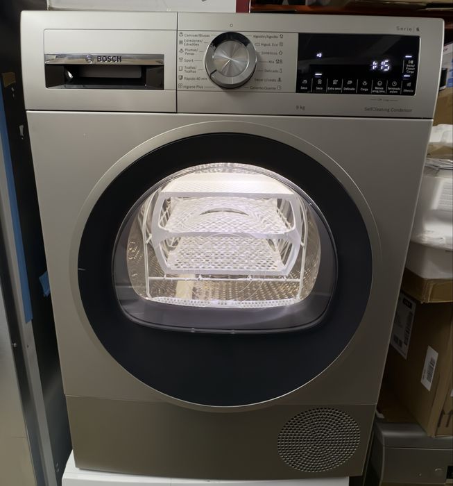 Maquina de secar Bosch Serie 6 WQG245DRES 9kg Bomba de calor .(Nova)