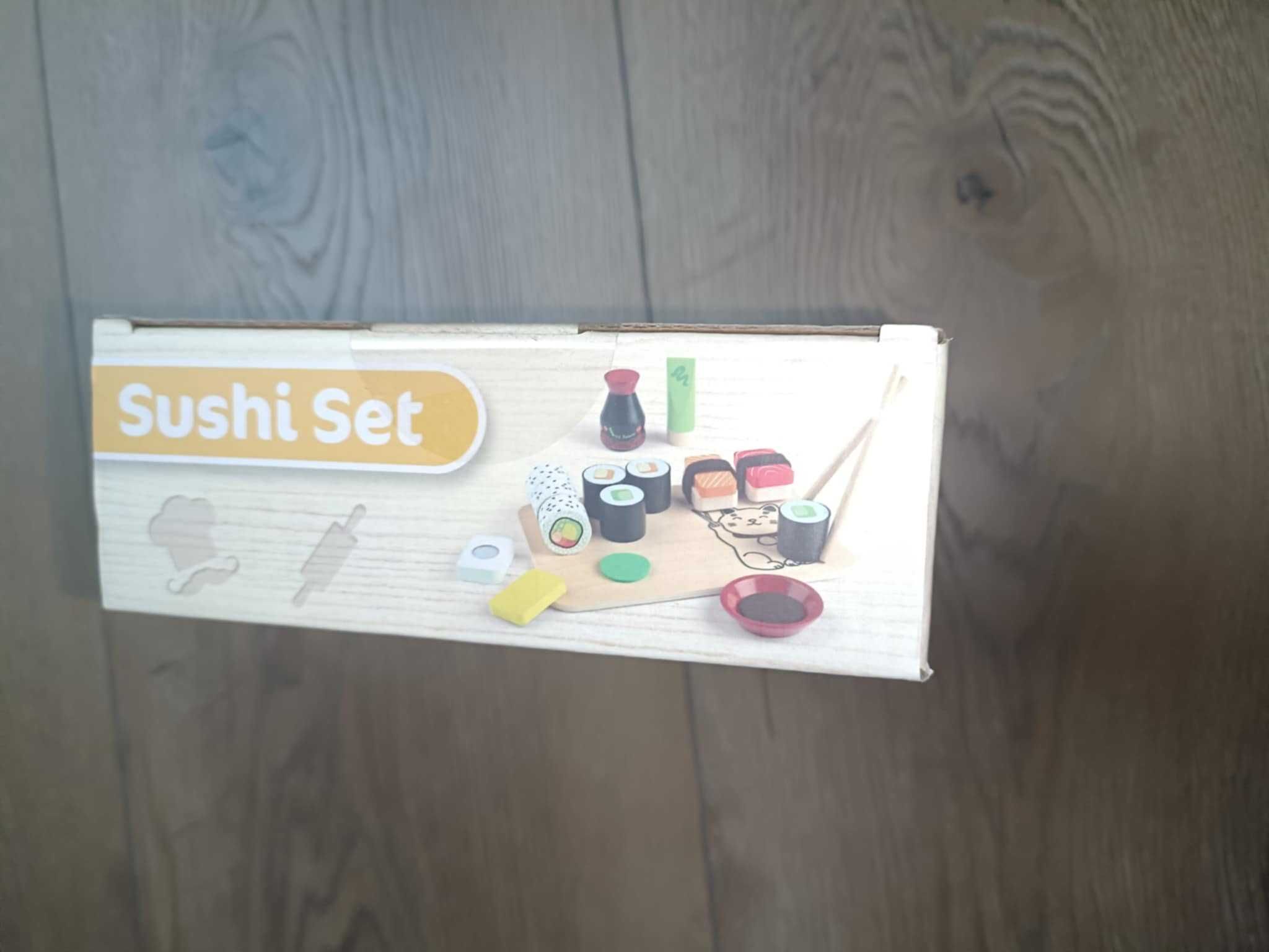 drewniany zestaw do sushi 20 elementów Playtive NOWY