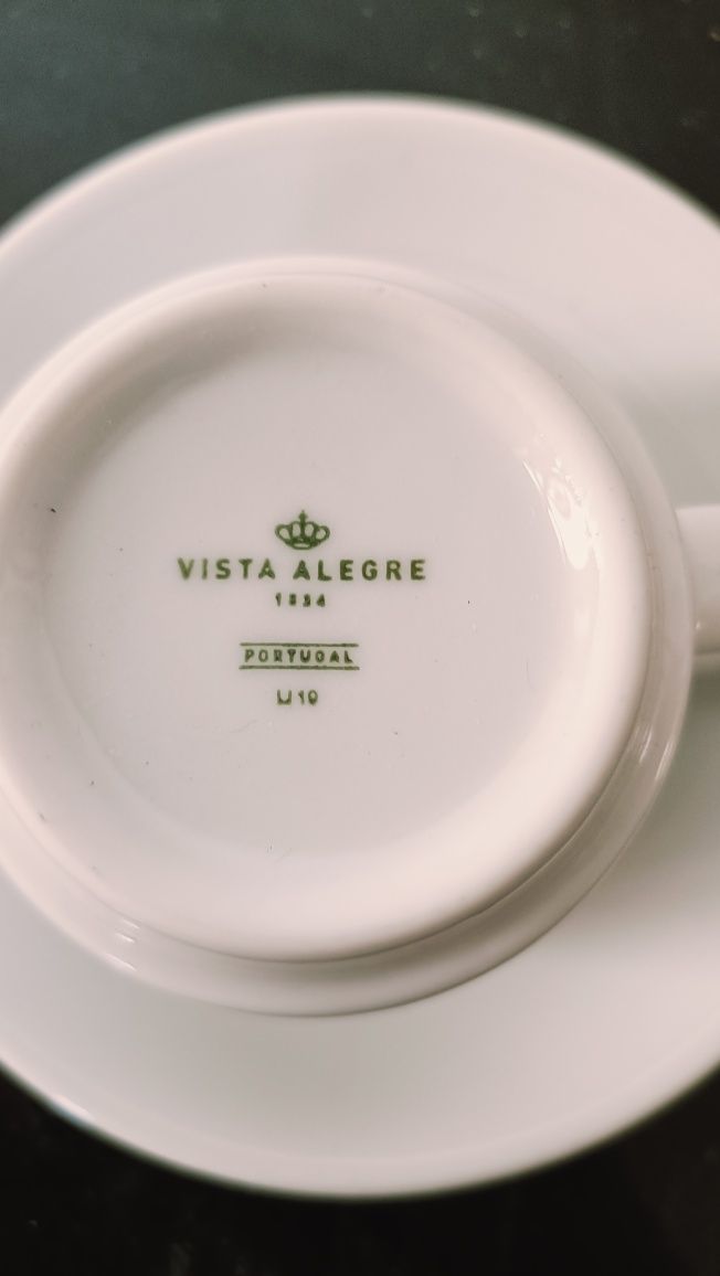 Chávena café e chá vista alegre