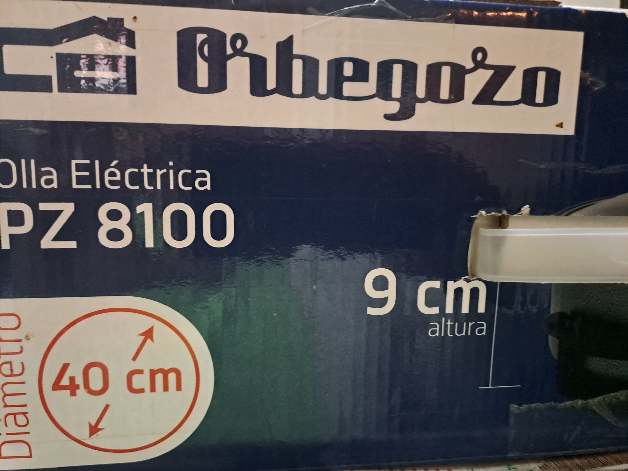 Tacho eléctrico de cozinha de 40 cm de diâmetro