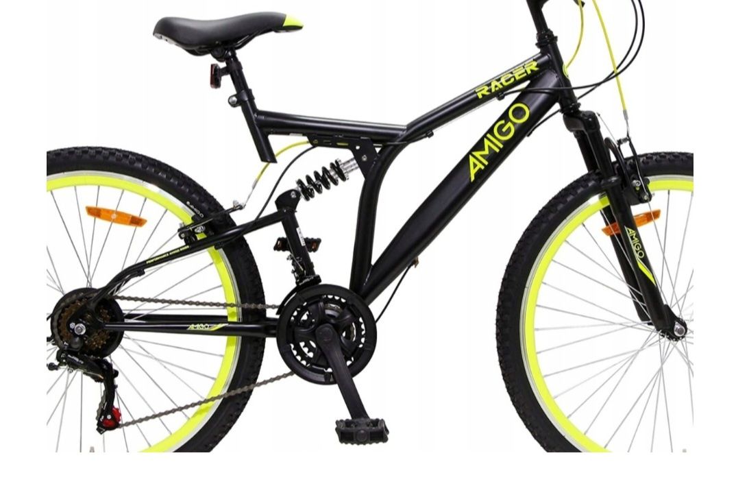 Rower MTB Amigo Racer 26" Shimano, 2x amortyzator