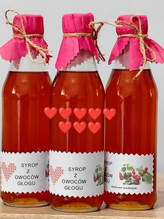 Syrop z owoców głogu