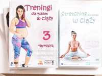 Angelika Pioro zestaw ćwiczeń DVD aktywna w ciąży +stretching +połóg