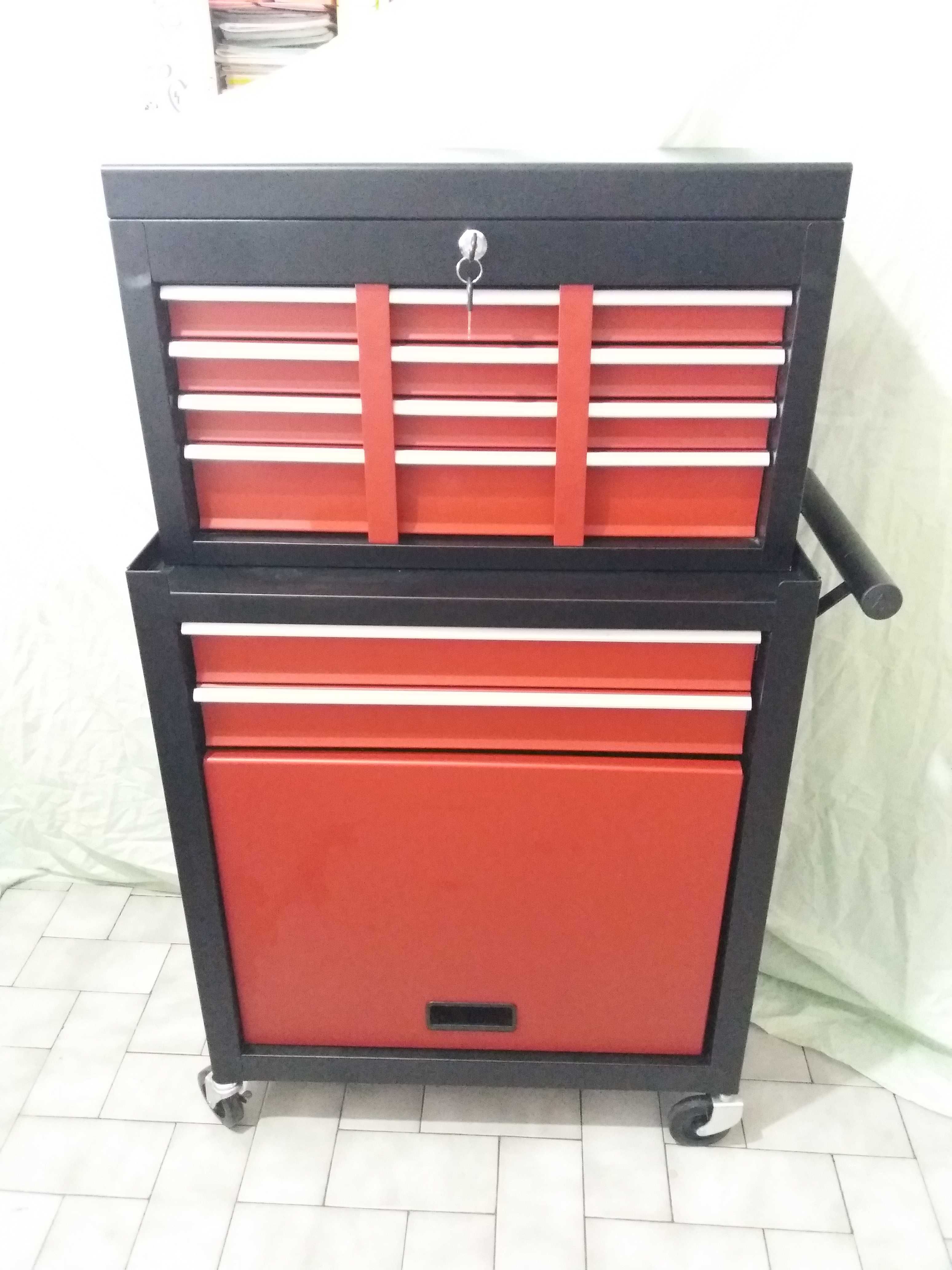 Carro de Ferramentas Novo Conjunto de 2 partes. 108cm x 62cm x 33cm
