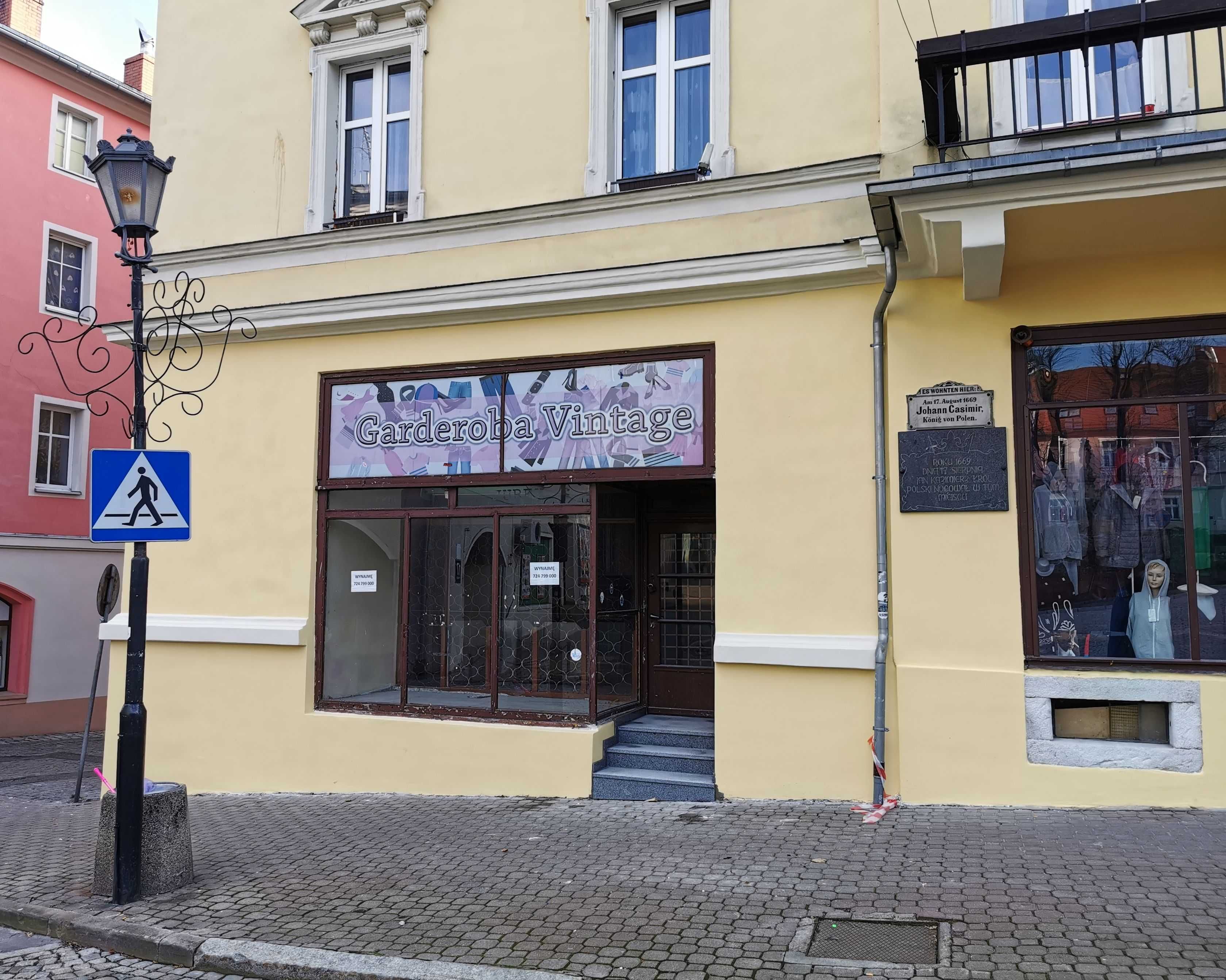 Lokal do Wynajęcia Duszniki-Zdrój Rynek CENTRUM WITRYNA BRUTTO FV23%