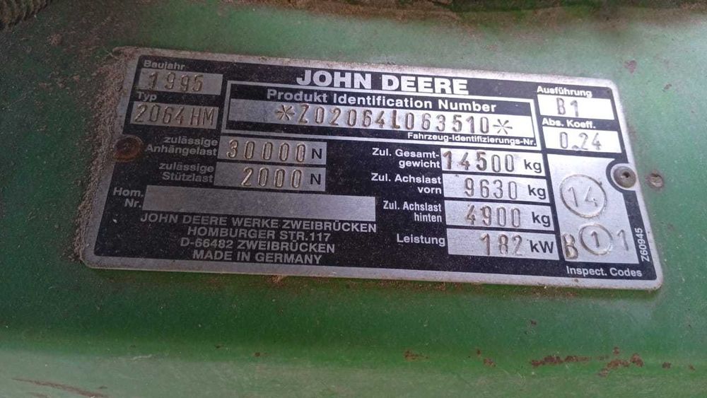 John Deere 2064 1995