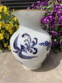 Wazon Bavaria Schumann kobalt porcelana