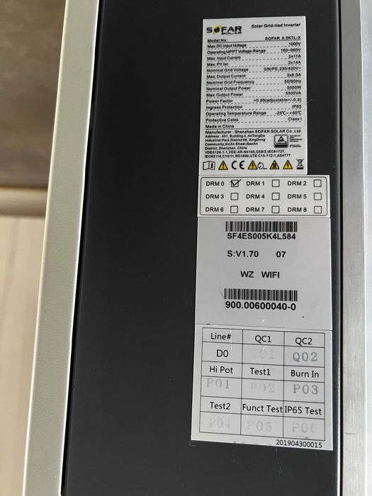 Falownik Sofar 5.5 KTL-X