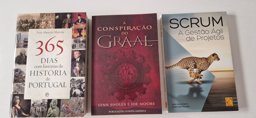 Pack de tres livros como novos