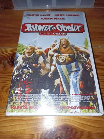 Kaseta VHS Asterix i Obelix kontra Cezar nowa w folii kaseta video