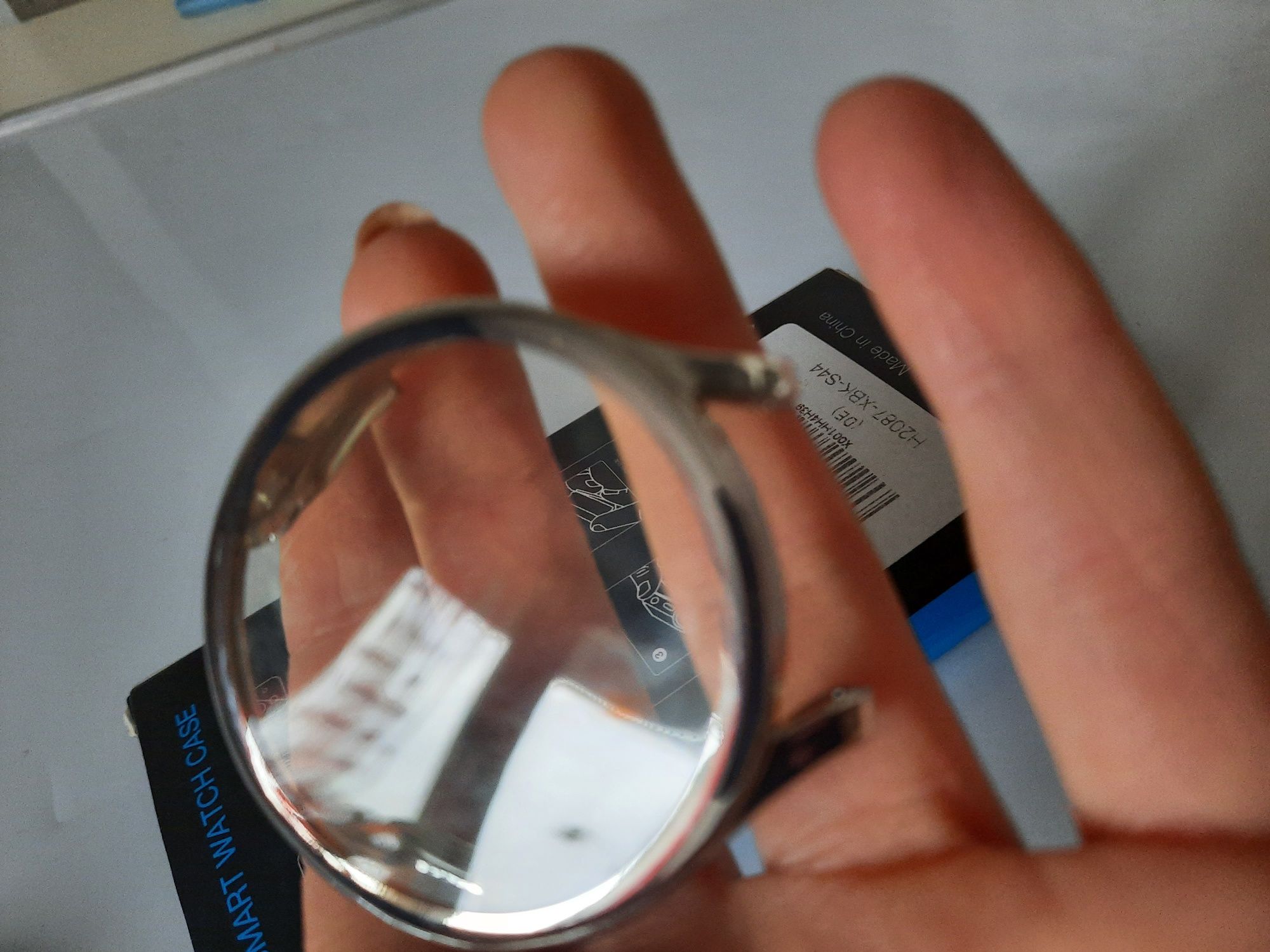 Obudowa silikon na Samsung Galaxy watch 44mm srebrny kolor