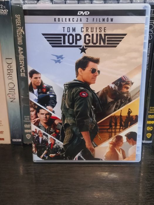 Top Gun + Top Gun Maverick DVD nowy, bez folii