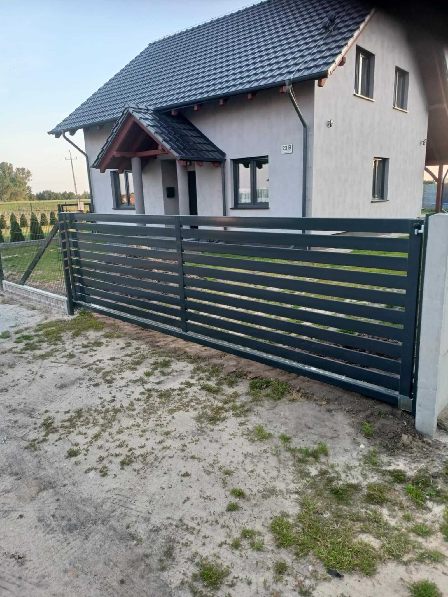 Ogrodzenia panelowe palisadowe grzebieniowe sztachetowe