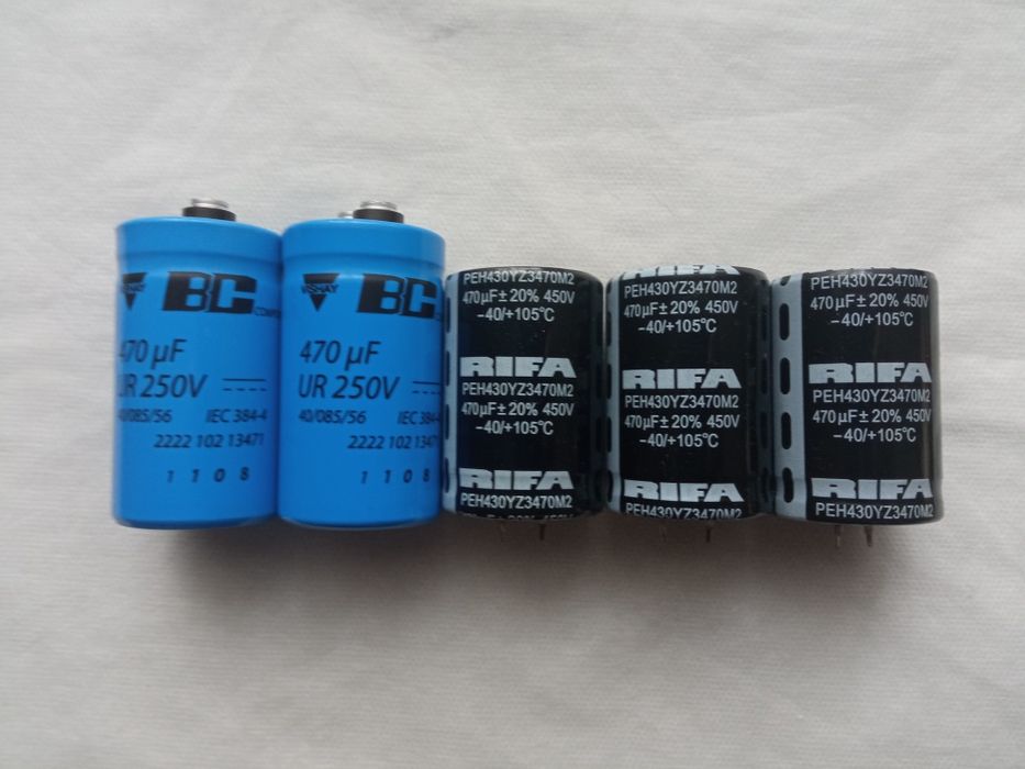 Електролітичні конденсатори.