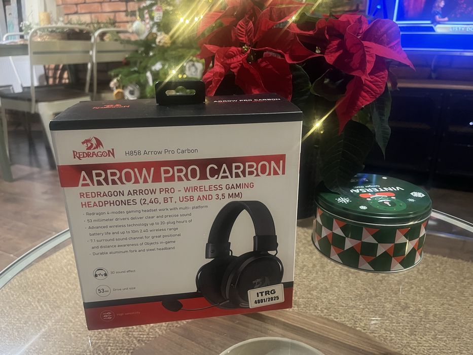 Zupełnie nowe słuchawki Redragon H 858pełna gwarancja
