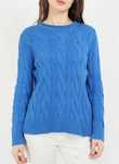 Sweter warkocz Ralph Lauren M