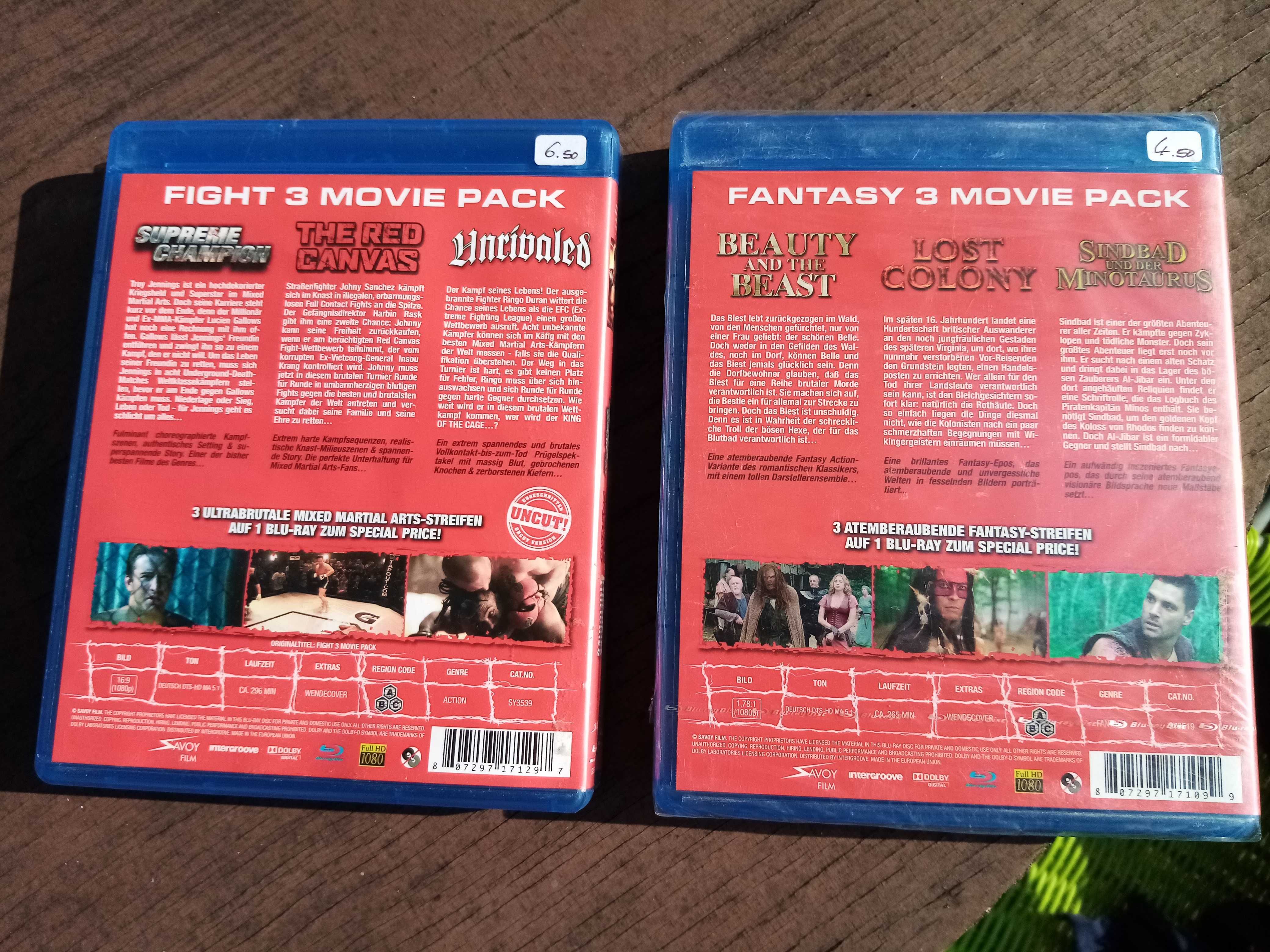 Filmy Blu-ray  ( Lektor Ang.i De ) Okazja !