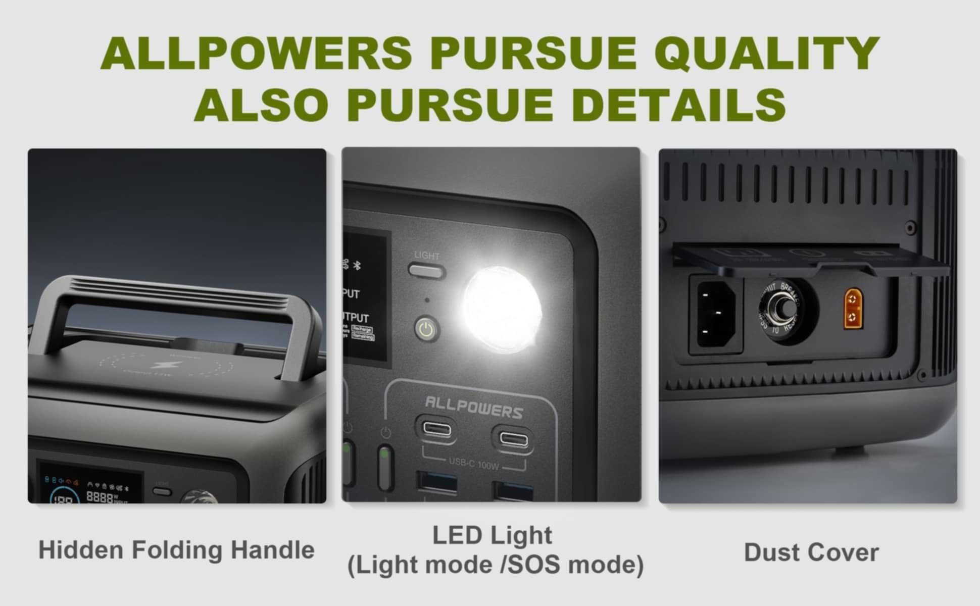 Allpowers 299Wh 600W Magazyn energii POWERBANK