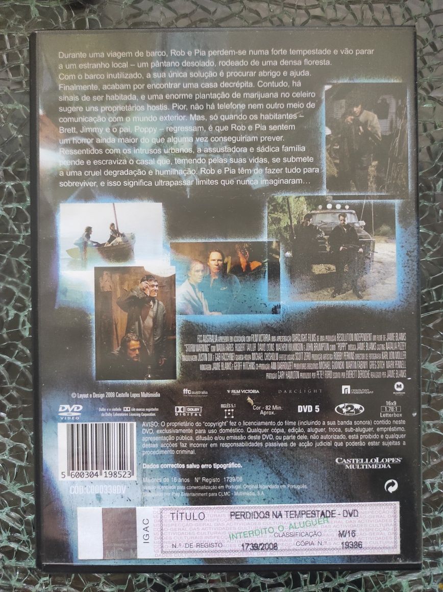 Dvd Perdidos na tempestade